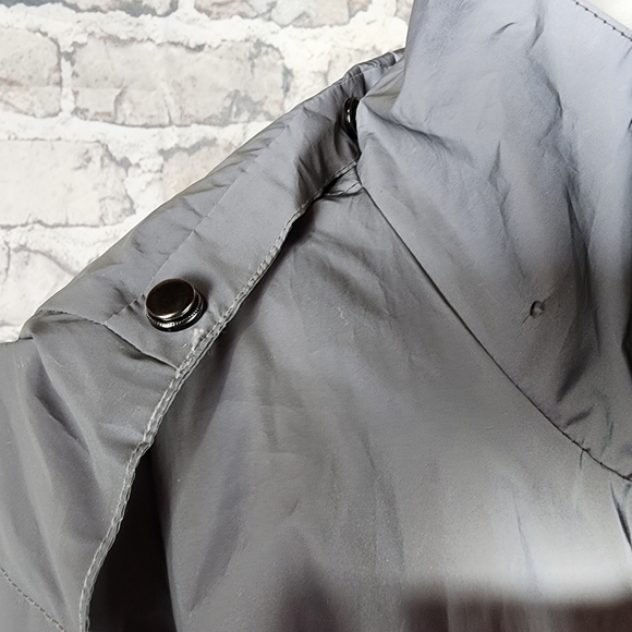 nuage Reflective Hooded Raincoat Silver  Outdoor Size 14 - Picture 10 of 15